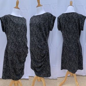 Black and Gray Dress